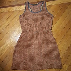 Patterned Shift Racerback Dress